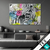 Textilrahmen Zebra Blumen Querformat Produktvorschau