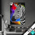Textilrahmen Zebra Pop Art No 1 Hochformat Produktvorschau