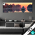 Textilrahmen Zen Steine Sonnenuntergang Panorama Produktvorschau