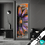 Wechsel Acrylglas Abstrakte Blume In Orange Lila Schmal Produktvorschau