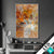 Wechsel Acrylglas Abstrakter Bluetenzauber In Orange Hochformat Produktvorschau