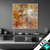 Wechsel Acrylglas Abstrakter Bluetenzauber In Orange Quadrat Produktvorschau
