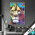 Wechsel Acrylglas Abstrakter Loewenkopf Hochformat Produktvorschau