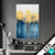 Wechsel Acrylglas Abstrakter Wald Blau Gold Hochformat Produktvorschau