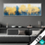 Wechsel Acrylglas Abstrakter Wald Blau Gold Panorama Produktvorschau