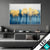 Wechsel Acrylglas Abstrakter Wald Blau Gold Querformat Produktvorschau