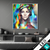 Wechsel Acrylglas Abstraktes Frauenportraet Scarlett Quadrat Produktvorschau