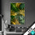 Wechsel Acrylglas Blaetter Gold Gruen Hochformat Produktvorschau