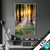 Wechsel Acrylglas Bluehender Wald Bei Sonnenaufgang Hochformat Produktvorschau