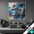 Wechsel Acrylglas Bunter Gorilla Mit Farbspritzern Quadrat Produktvorschau