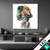 Wechsel Acrylglas Doppelbelichtung Portraet Einer Afrikanischen Frau Quadrat Produktvorschau