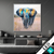 Wechsel Acrylglas Elefant Farben Der Wildnis Quadrat Produktvorschau