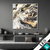 Wechsel Acrylglas Elegantes Gold Schwarzes Portraet Quadrat Produktvorschau
