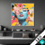 Wechsel Acrylglas Florales Frauenportraet Erika Quadrat Produktvorschau