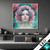 Wechsel Acrylglas Florales Frauenportraet Miona Quadrat Produktvorschau