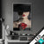 Wechsel Acrylglas Frau Mit Hut Rose Hochformat Produktvorschau