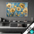 Wechsel Acrylglas Goldene Blumen Auf Blau Querformat Produktvorschau