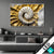 Wechsel Acrylglas Goldene Muschel Kunst Querformat Produktvorschau