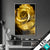 Wechsel Acrylglas Goldene Rose Hochformat Produktvorschau