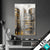 Wechsel Acrylglas Goldene Skyline Vision Hochformat Produktvorschau
