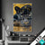 Wechsel Acrylglas Goldener Panther Hochformat Produktvorschau