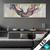 Wechsel Acrylglas Kreativer Hirsch Mit Farbspritzern Panorama Produktvorschau