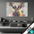 Wechsel Acrylglas Kreativer Hirsch Mit Farbspritzern Querformat Produktvorschau