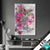 Wechsel Acrylglas Leopard Blumen Hochformat Produktvorschau