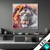 Wechsel Acrylglas Loewe Im Farbensturm Quadrat Produktvorschau