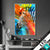Wechsel Acrylglas Modernes Buntes Zebra Hochformat Produktvorschau