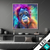 Wechsel Acrylglas Orang Utan In Regenbogenfarben Quadrat Produktvorschau
