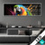 Wechsel Acrylglas Papagei Mit Bunten Farbspritzern Panorama Produktvorschau