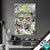 Wechsel Acrylglas Pop Art Buddha Kopf Hochformat Produktvorschau