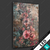 Wechsel Acrylglas Romantische Vintageblumen Hochformat Motivvorschau