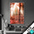 Wechsel Acrylglas Roter Herbstwald Hochformat Produktvorschau