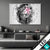 Wechsel Acrylglas Statue Mit Blume Grunge Stil Querformat Produktvorschau