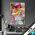 Wechsel Acrylglas Tiger Blumen Hochformat Produktvorschau