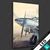 Wechsel Acrylglas Vintage Flugzeug Hochformat Motivvorschau
