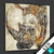 Wechsel Acrylglas Vintage Nashorn Quadrat Motivvorschau