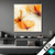 Wechsel Acrylglas Zarte Blueten In Orange Quadrat Produktvorschau
