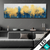 Wechsel Textil Abstrakter Wald Blau Gold Panorama Produktvorschau