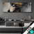 Wechsel Textil Abstrakter Wolf In Gold Und Grau Panorama Produktvorschau