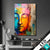 Wechsel Textil Abstraktes Buddha Gesicht Hochformat Produktvorschau