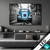 Wechsel Textil Blauer Oldtimer Querformat Produktvorschau