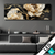 Wechsel Textil Blueten Gold Weiss Schwarz Panorama Produktvorschau