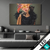 Wechsel Textil Blumenportrait Einer Frau Querformat Produktvorschau