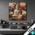 Wechsel Textil Buddha In Farbenfrohen Blumen Quadrat Produktvorschau