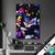 Wechsel Textil Fluid Art Bubbless Neon Hochformat Produktvorschau