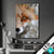 Wechsel Textil Friedlicher Fuchs Und Blumen Hochformat Produktvorschau