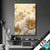 Wechsel Textil Funkelnde Blumen In Gold Hochformat Produktvorschau